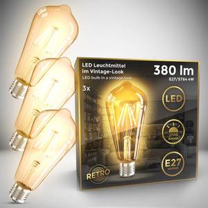 LED E27-Leuchtmittel 3er Set BKL1403 7 x 15 x 7 cm - Anzahl Teile im Set: 3