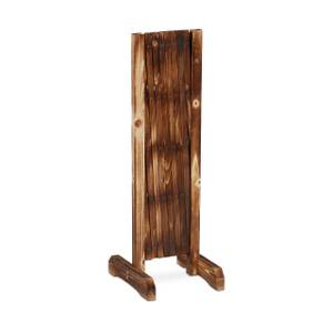 Ausziehbares Rankgitter natur Braun - Holzwerkstoff - 185 x 73 x 28 cm