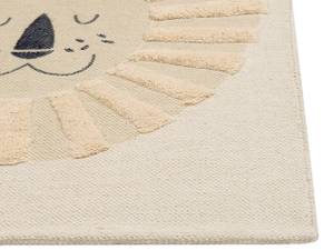 Tapis enfant BALARI Beige - Noir - Fibres naturelles - 80 x 1 x 150 cm