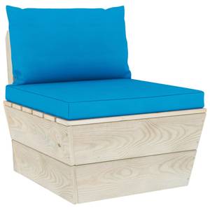 Gartensitzgruppe K126(6-tlg) Blau - Massivholz - 65 x 60 x 60 cm