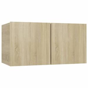 TV-Schrank 7er Set D363 Braun - Holzwerkstoff - 30 x 30 x 60 cm