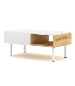 Table Basse Tulia Blanc - Bois manufacturé - 52 x 38 x 90 cm