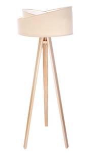 Stehlampe MADAN Beige - Weiß - Holzwerkstoff - 50 x 145 x 50 cm