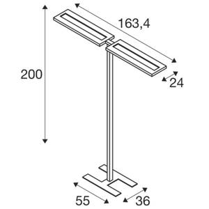 Stehleuchte WORKLIGHT Grau