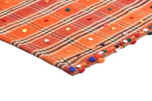 Tapis Jajim XCVI Orange - Textile - 140 x 1 x 214 cm