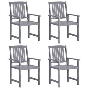 Chaise de jardin (lot de 4) 3012923-3 Gris