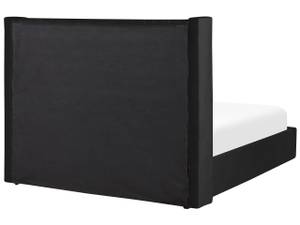 Doppelbett LUBBON Schwarz - Silber - 210 x 144 x 217 cm