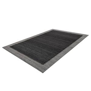 Tapis de salon moderne en laine EAGLE Anthracite - 80 x 150 cm