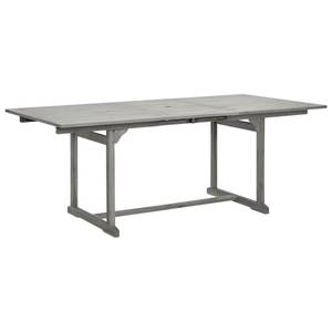 Table de jardin 3012961 Gris - Bois massif - Bois/Imitation - 200 x 75 x 200 cm