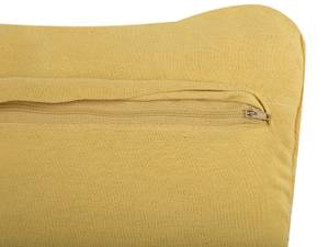 Coussin décoratif KIRIS Jaune moutarde - Jaune - Nombre de pièces dans le lot : 1