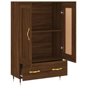 Highboard DE8570 Eiche Schwarzbraun Dekor