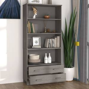 Highboard DE7394 Grau - Massivholz - 35 x 180 x 85 cm