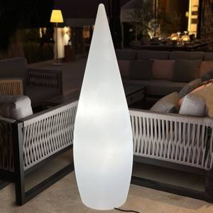 Lampadaire ext filaire CLASSY Blanc - Matière plastique - 40 x 150 x 40 cm