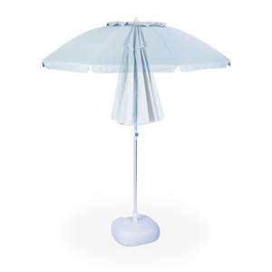 Parasol 200 x 200 cm inclinable jardin Gris