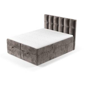 Boxspringbett Essence Taschenfederkern Braun - Breite: 140 cm