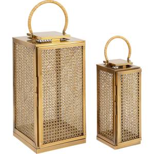 Laterne Palazzo Vita Brass (2er-Set) Gold - Metall - 30 x 59 x 30 cm