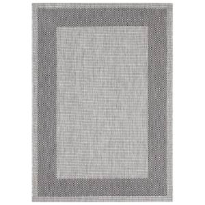 Tapis de salon intérieur extérieur LINO Gris - 120 x 170 cm