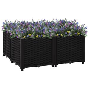 Hochbeet 3006706-4 Schwarz - 80 x 38 x 80 cm