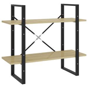 Bücherregal 3007027-1 Braun - Holzwerkstoff - Metall - 80 x 70 x 30 cm