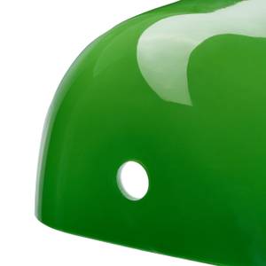 Abat-jour pour lampe de banquier Vert - Verre - 23 x 8 x 14 cm