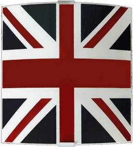 Wandleuchte Uk Flag Metall - 26 x 26 x 26 cm