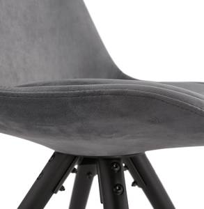 Chaise RICKY Gris - Noir