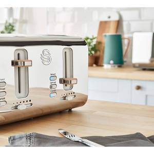 Toaster Nordic ST14620GRENEU Grün - Kunststoff - 28 x 20 x 33 cm