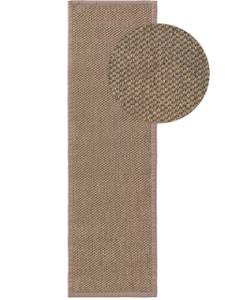 Tapis sisal Greta Gris - Profondeur : 240 cm