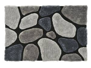 Tapis de salon PIETRA Gris - 140 x 200 cm