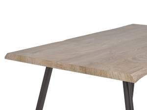 Esszimmertisch LUTON Schwarz - Braun - Holzwerkstoff - 80 x 75 x 120 cm