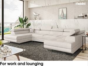 Ecksofa Carl U-Form Beige