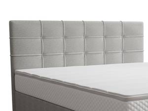 Boxspringbett INAO Grau - Textil - 165 x 105 x 207 cm