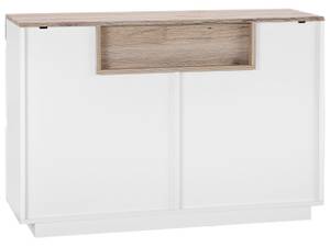 Sideboard MARLIN Braun - Weiß - Holzwerkstoff - 110 x 75 x 40 cm