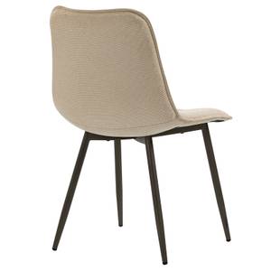 Chaises MALAGA (Lot de 2) Beige