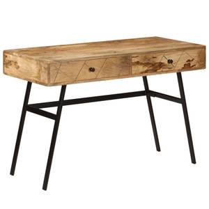 Schreibtisch Braun - Massivholz - Holzart/Dekor - 110 x 75 x 110 cm