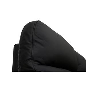 2-Sitzer Relaxsofa Selesta Schwarz - Metall - Echtleder - 96 x 101 x 162 cm