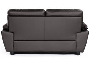 Sofa aus rekonstituiertem Leder/PVC " DA Braun - Tiefe: 169 cm