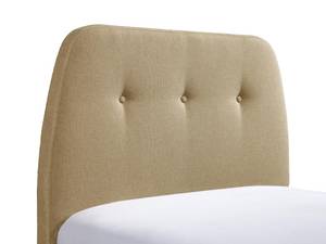 Bettrahmen ROMEO Beige - Textil - 96 x 106 x 204 cm