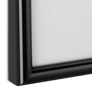 2 x Bilderrahmen 15 x 20 cm schwarz Schwarz - Weiß - Holzwerkstoff - Glas - Kunststoff - 16 x 21 x 2 cm