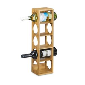Étagère à vin en bambou 5 étages 1 set