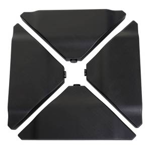 Pied pour parasol A40 Noir - Matière plastique - 76 x 9 x 77 cm
