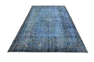 Teppich Ultra Vintage LXXXIII Blau - Textil - 183 x 1 x 302 cm