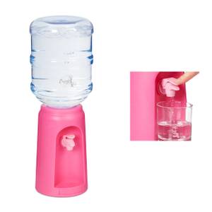 Wasserspender mit Tank Pink - Durchscheinend