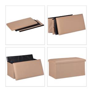 Banc cuir synthétique Beige