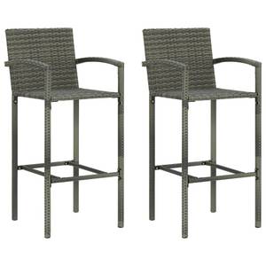 Bar-Set (3-teilig) 3064806 Grau - Metall - 61 x 111 x 61 cm