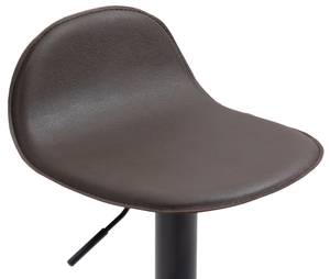 Tabouret de bar Lana V2 Marron - Noir