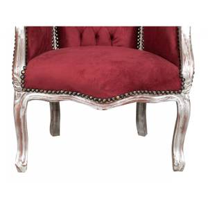 Fauteuil  LOUIS XVI Multicolore - Rouge - Argenté