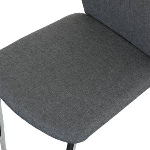 Chaises APOLLO (Lot de 4) Gris - Métal - 44 x 98 x 52 cm