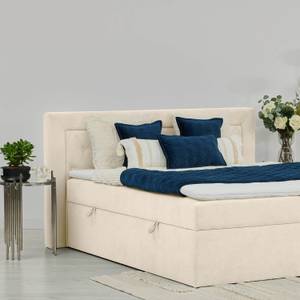 Boxspringbett Allure Pocket und Visco Ecru - Breite: 160 cm