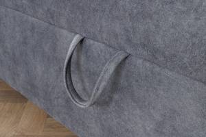 Boxbett DECADENCIA Grau - Silber - Textil - 187 x 106 x 220 cm